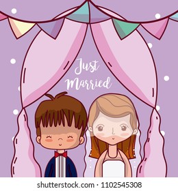 Just married card
