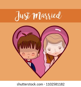 Just married card
