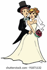 just married couple