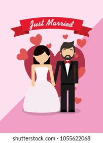Just married couple design