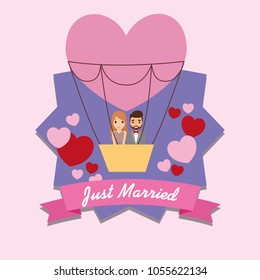 Just married couple design