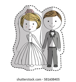 just married couple icon