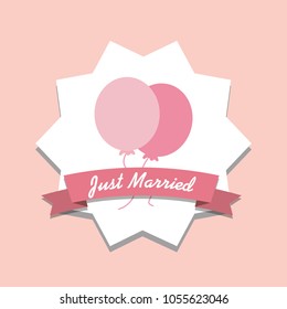 Just married design