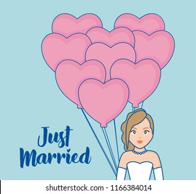 just married design