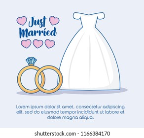 Just married design