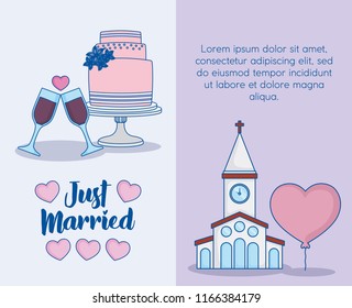 Just married design