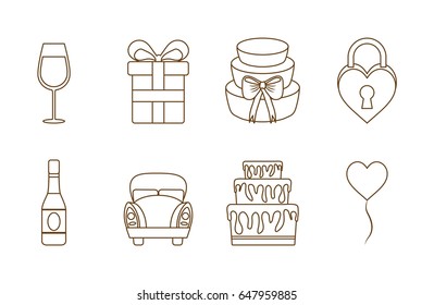 just married design