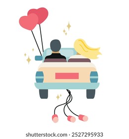 Just married icon clipart avatar logotype isolated illustration