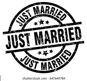 Just Married Rubber Stamp 图片 库存照片和矢量图 Shutterstock