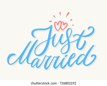 Just married sign.