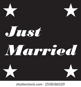 Just Married Sign icon. Simple flat element from honeymoon collection. Creative just married sign icon design eps 10 