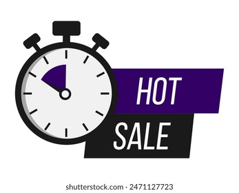 Just now. Sale countdown badges set. Limited time only discount promotions. Vector illustrations set
