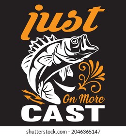 Just on more cast t shirt design, vector file.