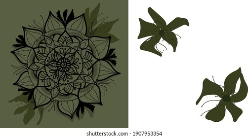 Nur eine der Künste, die ich kreiert habe und die ich anmalen wollte, um zu zeigen, wie kreativ wir mit Mandalas sein können. Ich entschied mich, mich mit Hibiscus zu beteiligen.