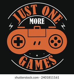 Nur noch ein Grafikdesign-T-Shirt für ein Spiel 