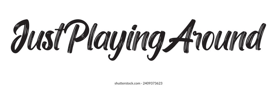 just playing around text on white background.
