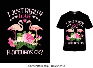 flamingo t shirt design