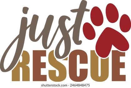 Just Rescue - Pet Rescue Illustration