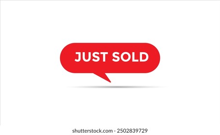 Just sold button web banner templates. Vector Illustration 