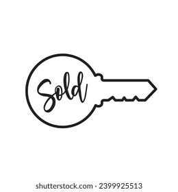 Just sold icon design vector 