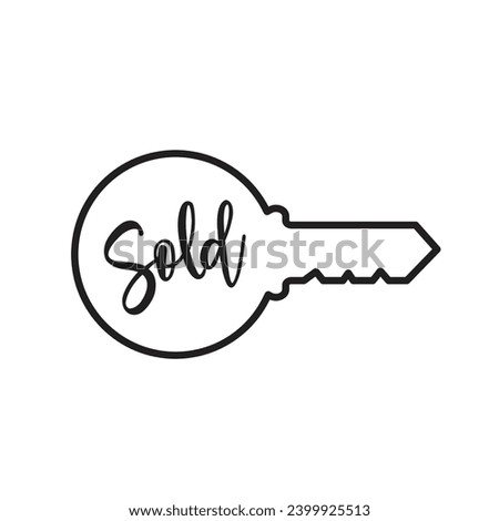 Just sold icon design vector 