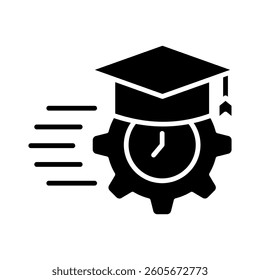 Just In Time Icon Element for Design