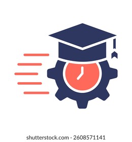 Just In Time Icon Element for Design
