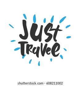 Just travel.Vector illustration