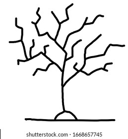 
Es ist nur ein Baum ohne Blätter, man kann einen trockenen Baum sagen.