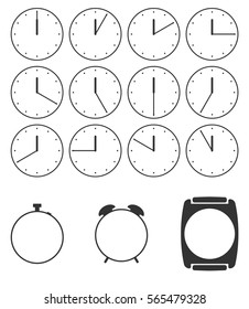Just turn the necessary dial to set hour