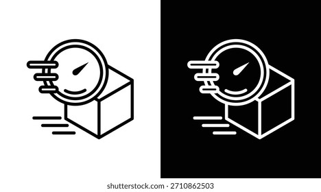 just Two-tone version in black and white background