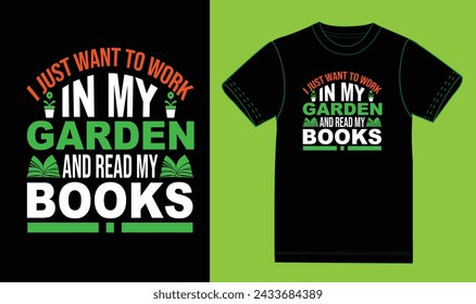 I just want to work in my garden and read my books. design.