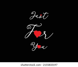 Just for you template design