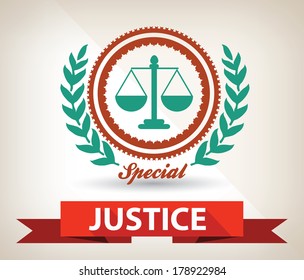 Justice badge,vector