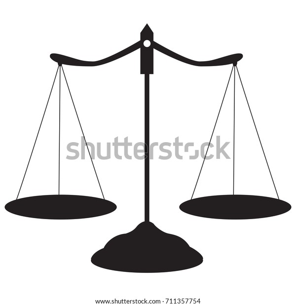 Justice Balance Icon Stock Vector (Royalty Free) 711357754 | Shutterstock