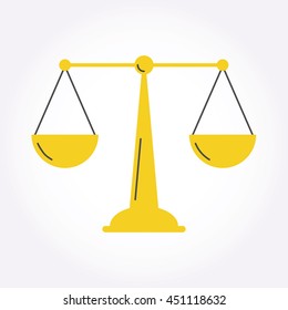 Justice Balance Libra icon symbol logo Modern style