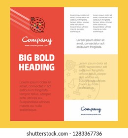 Justice Business Company Poster Template. with place for text and images. vector background