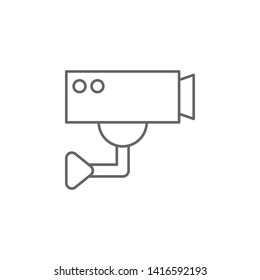 Justice cctv outline icon. Elements of Law illustration line icon. Signs, symbols and vectors can be used for web, logo, mobile app, UI, UX