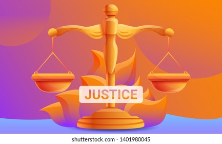 justice concept design, vector illustration

