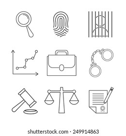 justice concept design, vector illustration eps10 graphic 