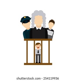 justice concept design, vector illustration eps10 graphic 