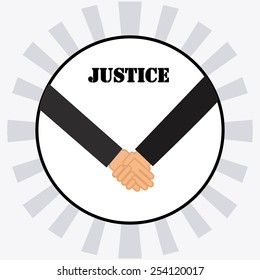justice concept design, vector illustration eps10 graphic 