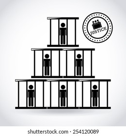 justice concept design, vector illustration eps10 graphic 