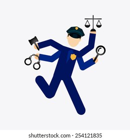 justice concept design, vector illustration eps10 graphic 