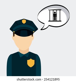 justice concept design, vector illustration eps10 graphic 