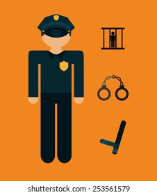 justice concepts design, vector illustration eps10 graphic 