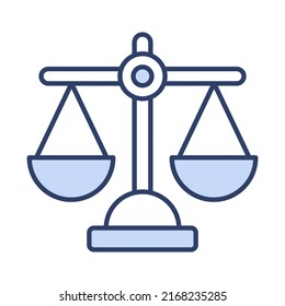 justice Finance Related Vector Line Icon. Editable Stroke Pixel Perfect.