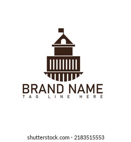 justice, firm, balance, legal, symbol, lady law concept Luxury vintage crest logo, Vector design template.
