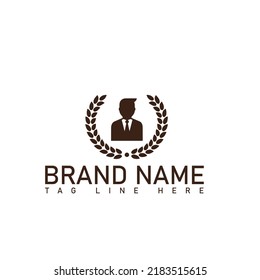 justice, firm, balance, legal, symbol, lady law concept Luxury vintage crest logo, Vector design template.
