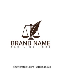 justice, firm, balance, legal, symbol, lady law concept Luxury vintage crest logo, Vector design template.